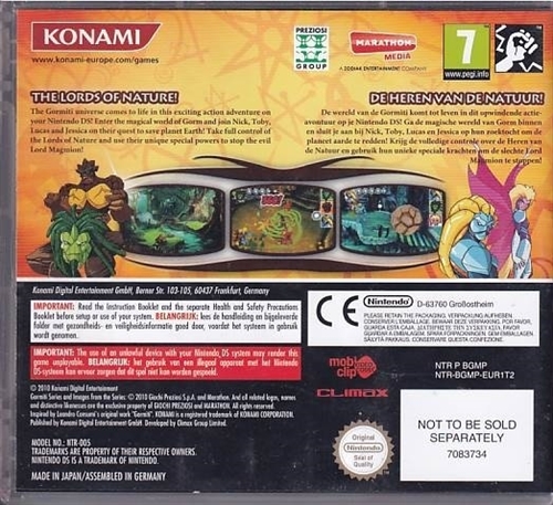 Gormiti - The Lords Of Nature - Nintendo DS (B Grade) (Genbrug)